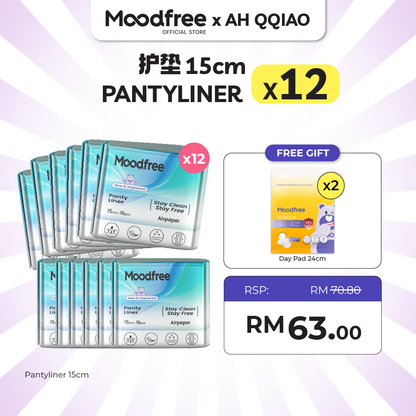 [AH QQIAO] MOODFREE Engineered Pantyliner Bundle