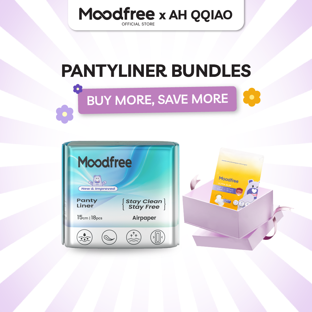 [AH QQIAO] MOODFREE Engineered Pantyliner Bundle