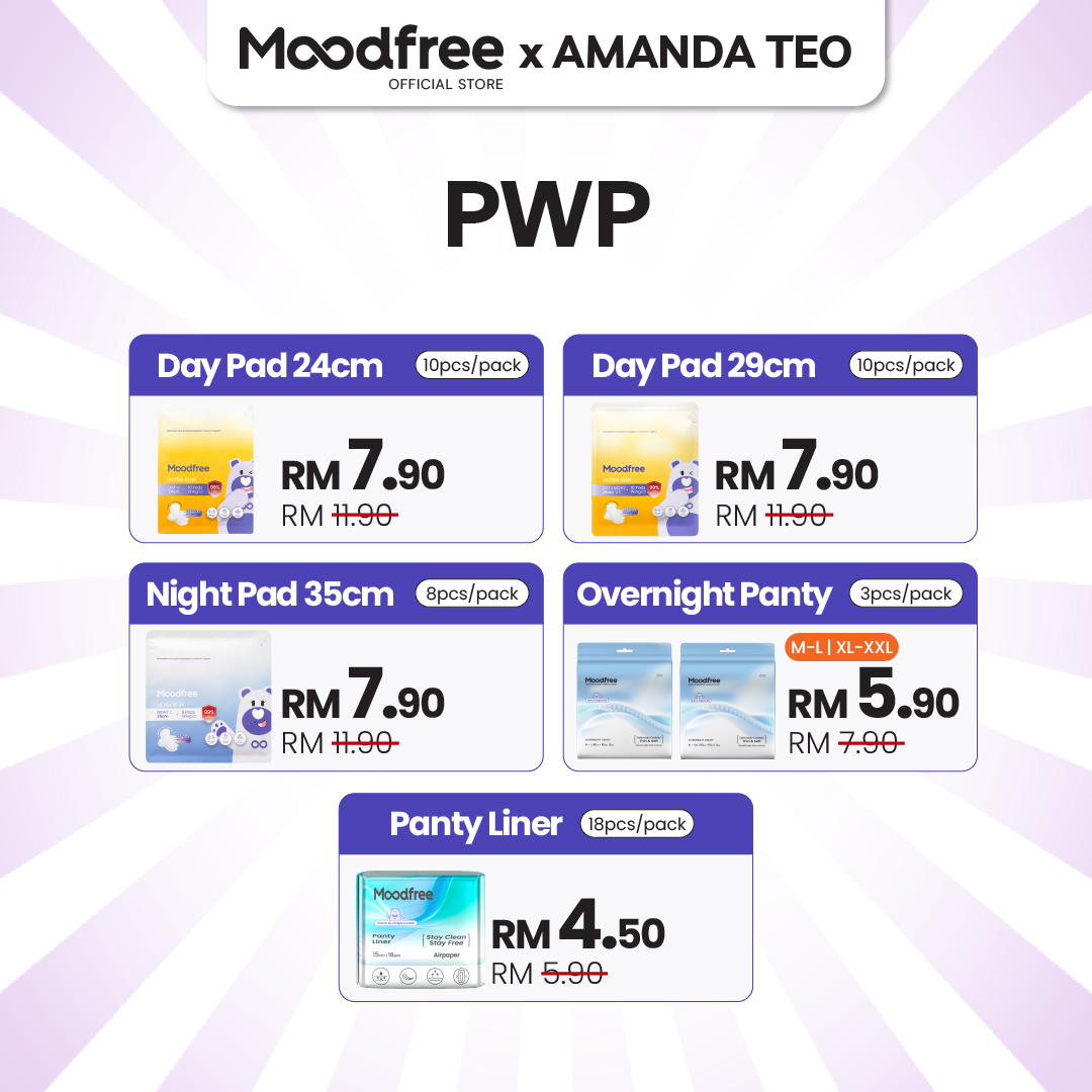 [AMANDA TEO] MOODFREE Engineered Pantyliner Bundle