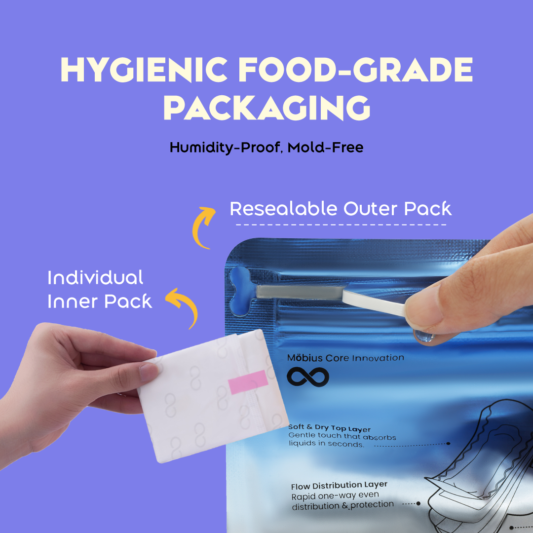 Moodfree Engineered Night Use Sanitary Pad