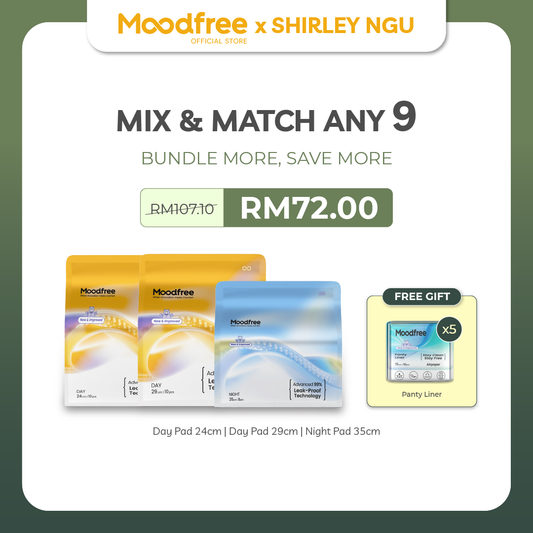 [SHIRLEY NGU] MIX & MATCH ANY 9 SANITARY PADS