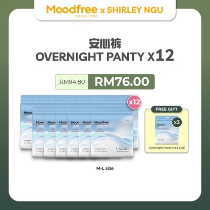 [SHIRLEY NGU] MOODFREE Engineered Overnight Panty Bundle