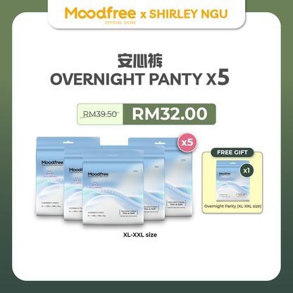 [SHIRLEY NGU] MOODFREE Engineered Overnight Panty Bundle