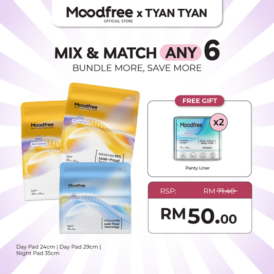 [TYAN TYAN] MIX & MATCH ANY 6 SANITARY PADS