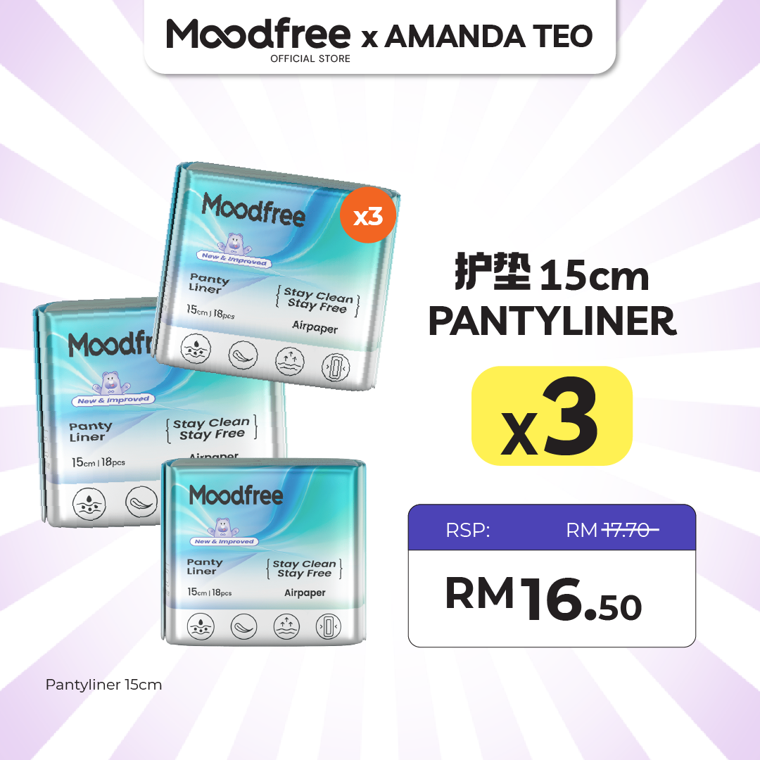 [AMANDA TEO] MOODFREE Engineered Pantyliner Bundle