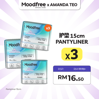 [AMANDA TEO] MOODFREE Engineered Pantyliner Bundle