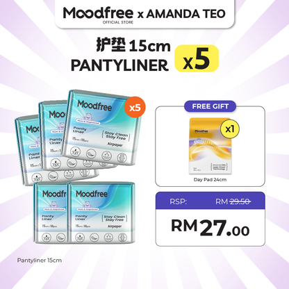 [AMANDA TEO] MOODFREE Engineered Pantyliner Bundle