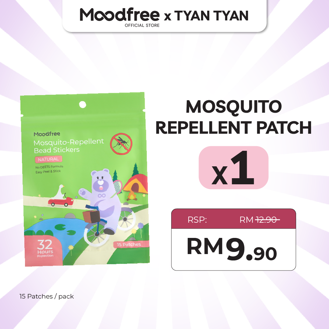 [AMANDA TEO] MOODFREE Mosquito-Repellent Bead Stickers (15 patches/pack)