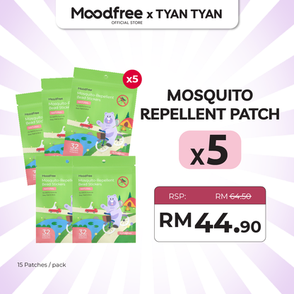 [AMANDA TEO] MOODFREE Mosquito-Repellent Bead Stickers (15 patches/pack)
