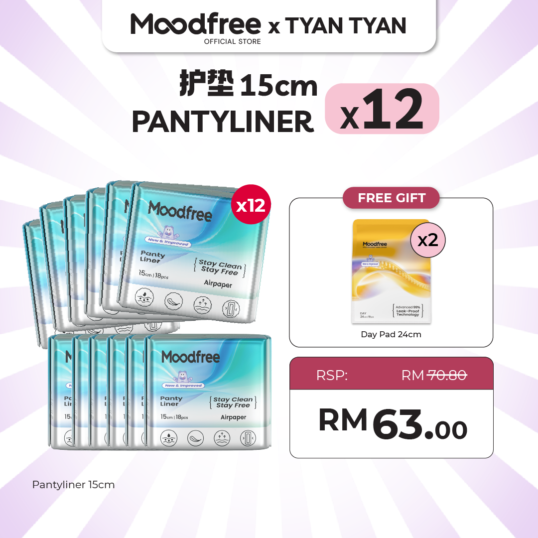 [TYAN TYAN] MOODFREE Engineered Pantyliner Bundle