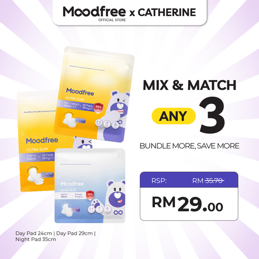 [CATHERINE] MIX & MATCH ANY 3 SANITARY PADS
