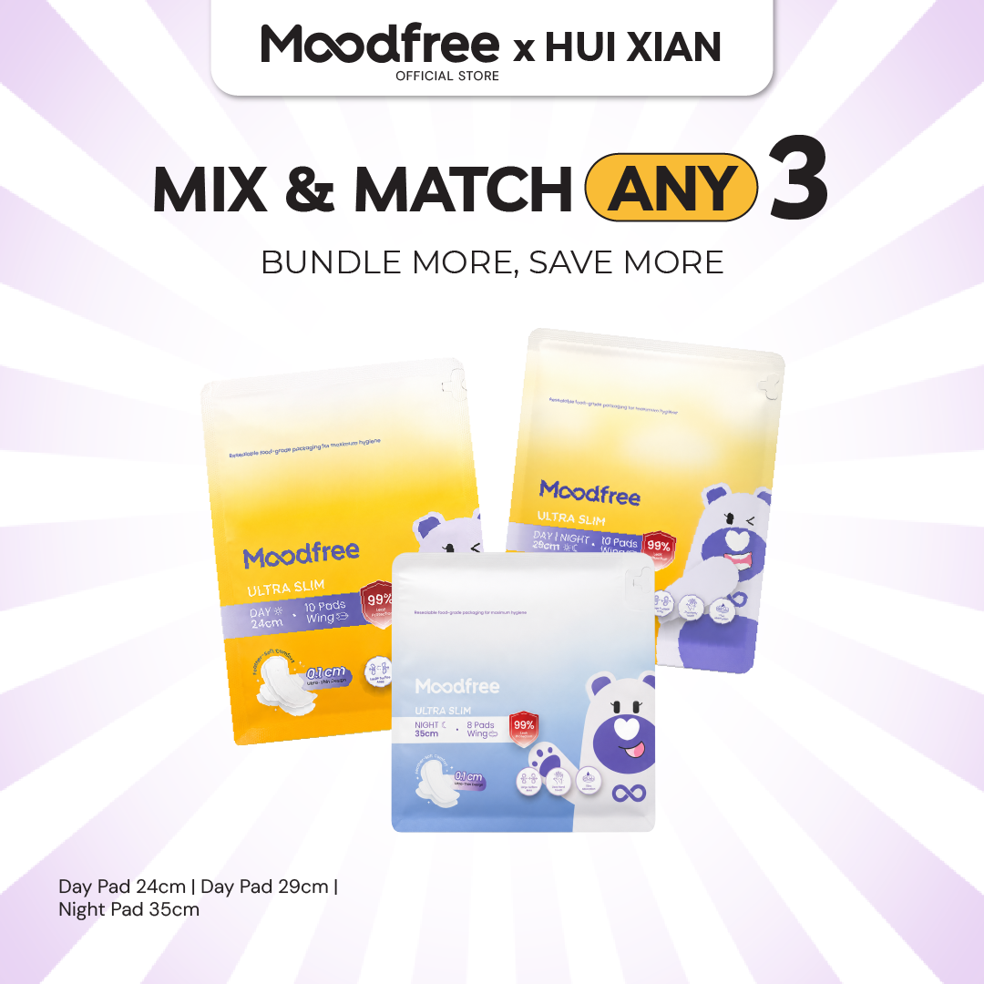 [HUI XIAN] Mix & Match Any 3 Sanitary Pads