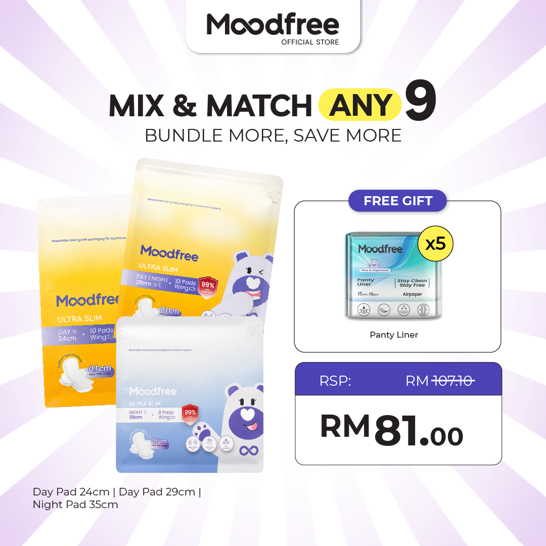[BABYBLACKGELA] MIX & MATCH ANY 9 SANITARY PADS