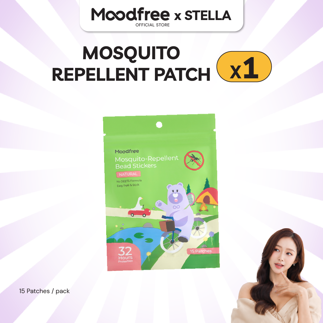 [STELLA] MOODFREE Mosquito-Repellent Bead Stickers (15patches/pack)