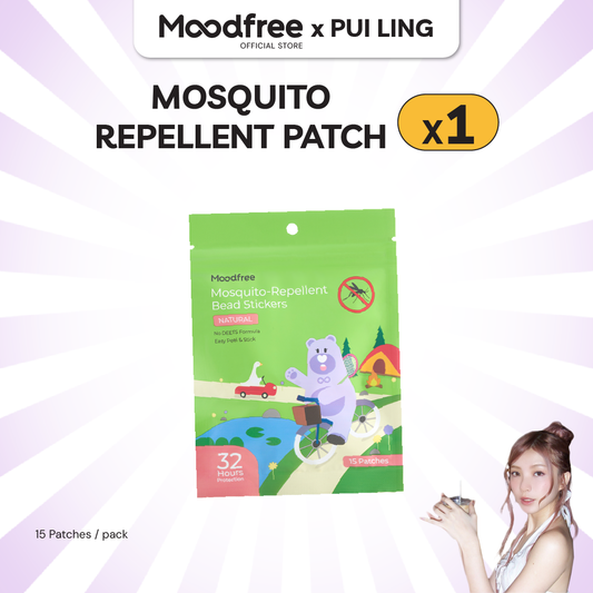 [PUI LING] MOODFREE Mosquito-Repellent Bead Stickers (15patches/pack)