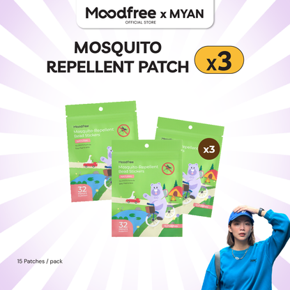 [YIFUKYIKA] MOODFREE Mosquito-Repellent Bead Stickers (15patches/pack)