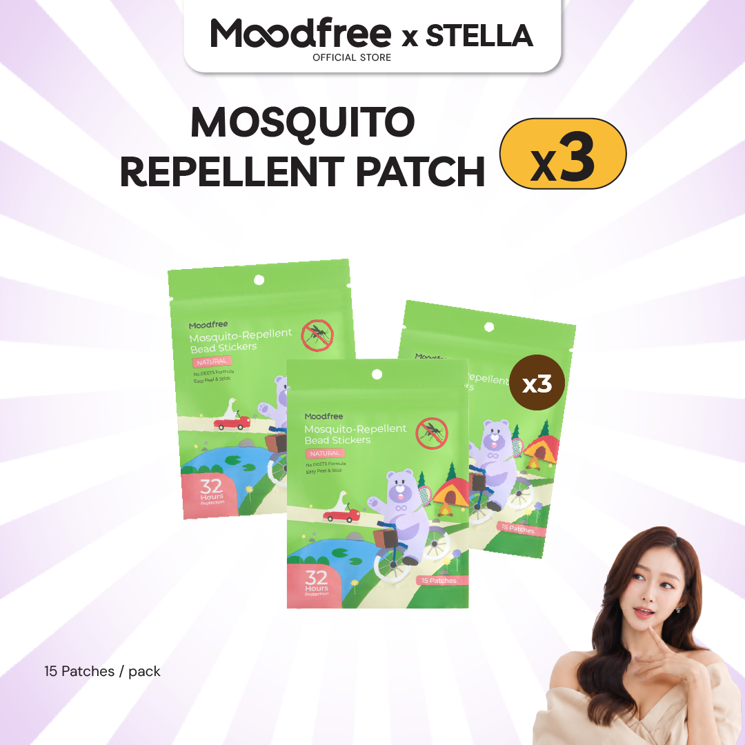 [STELLA] MOODFREE Mosquito-Repellent Bead Stickers (15patches/pack)