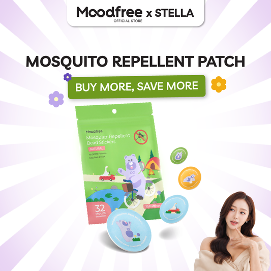 [STELLA] MOODFREE Mosquito-Repellent Bead Stickers (15patches/pack)