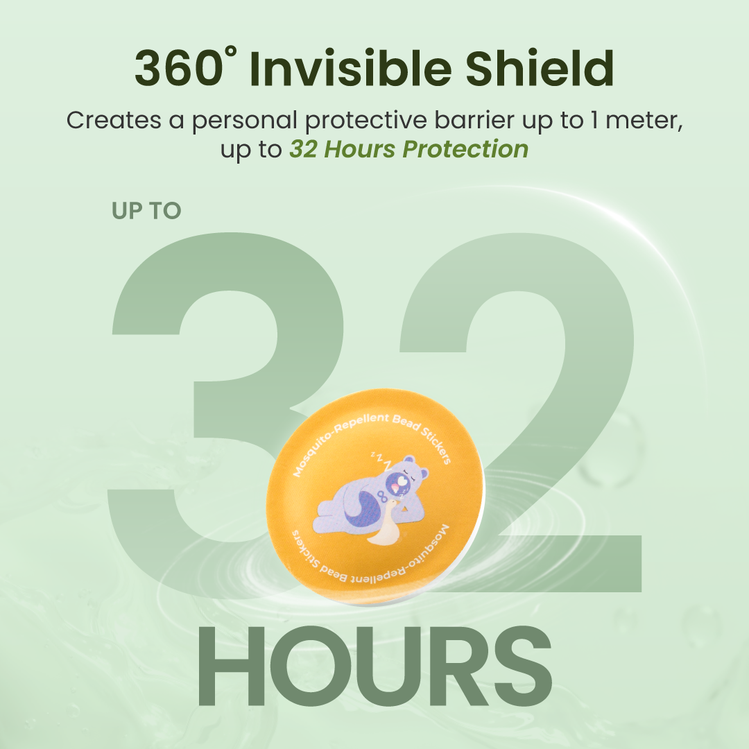 MOODFREE Mosquito-Repellent Bead Stickers (15patches/pack)