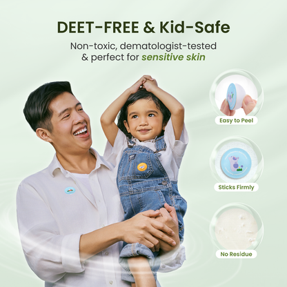 MOODFREE Mosquito-Repellent Bead Stickers (15patches/pack)