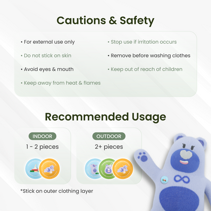 MOODFREE Mosquito-Repellent Bead Stickers (15patches/pack)