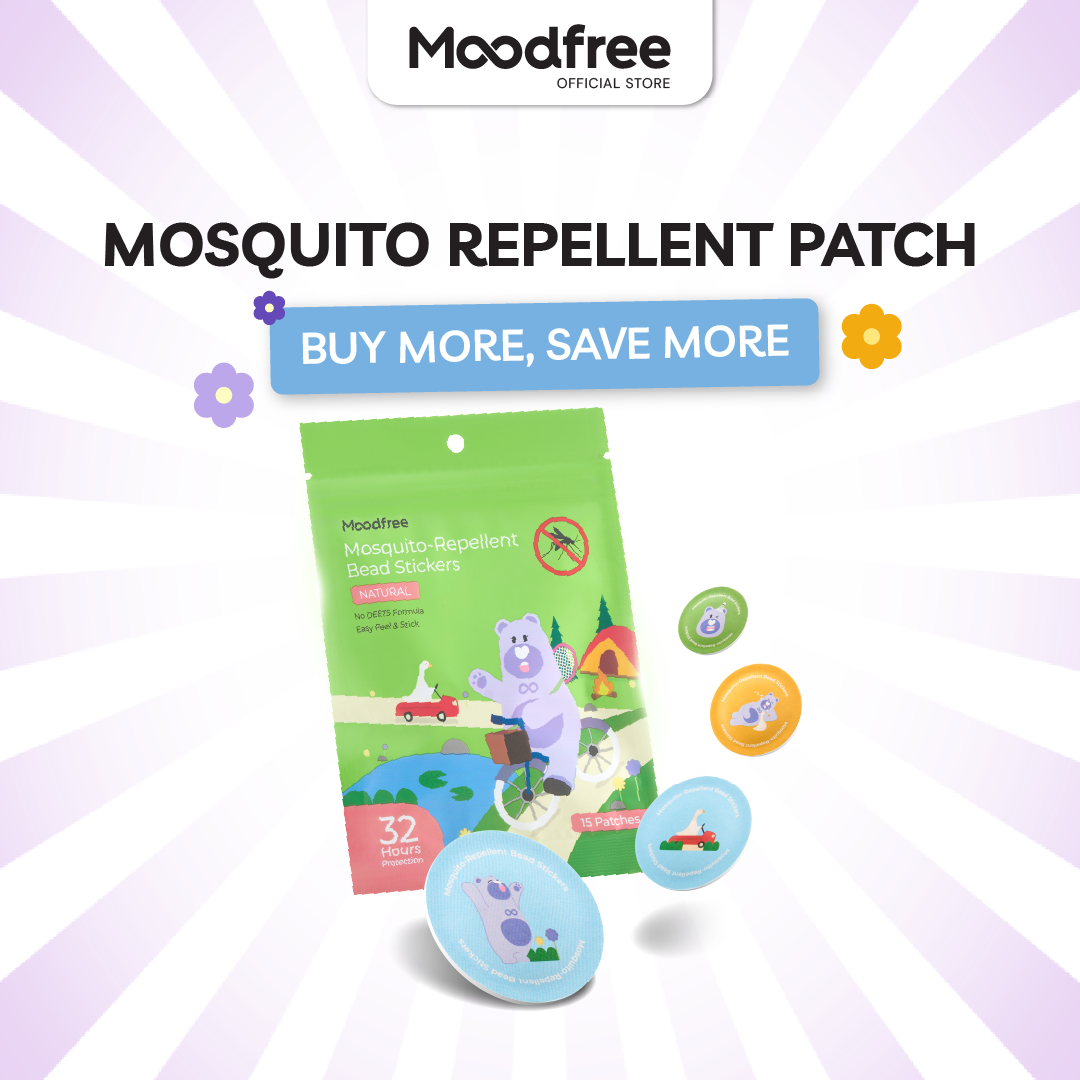 [BABYBLACKGELA] MOODFREE Mosquito-Repellent Bead Stickers (15patches/pack)