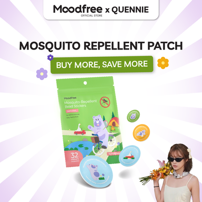 [QUENNIE] MOODFREE Mosquito-Repellent Bead Stickers (15patches/pack)