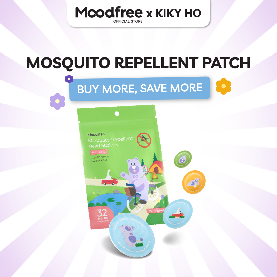 [KIKY HO] MOODFREE Mosquito-Repellent Bead Stickers (15 patches/pack)