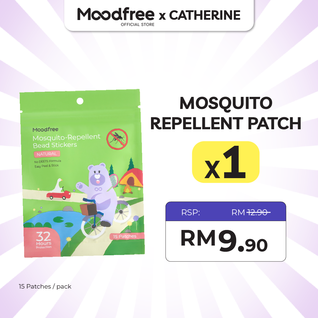 [CATHERINE] MOODFREE Mosquito-Repellent Bead Stickers (15patches/pack)