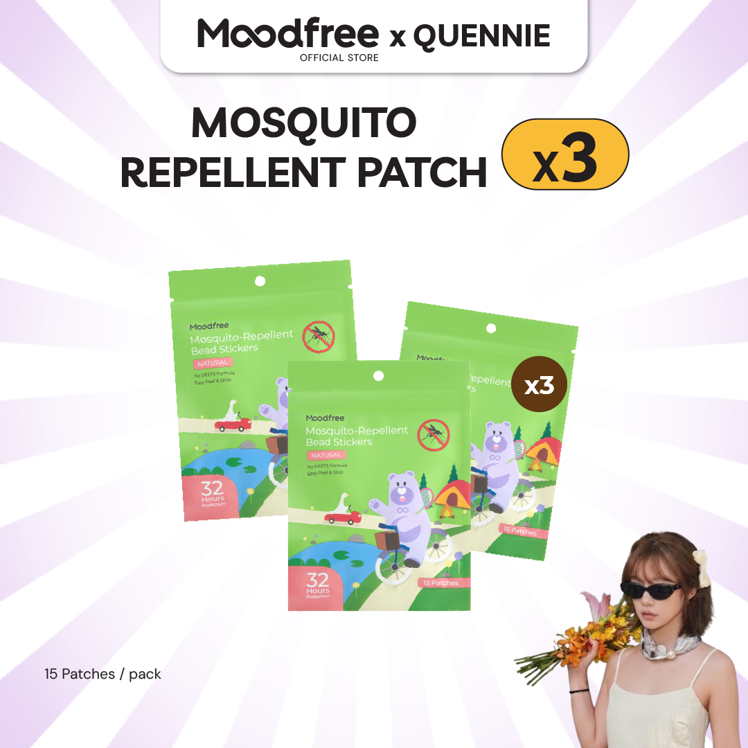 [QUENNIE] MOODFREE Mosquito-Repellent Bead Stickers (15patches/pack)