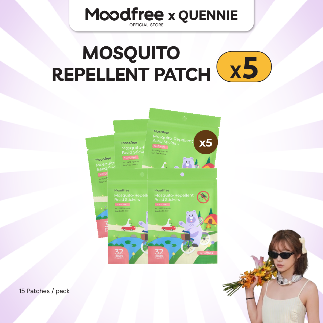 [QUENNIE] MOODFREE Mosquito-Repellent Bead Stickers (15patches/pack)