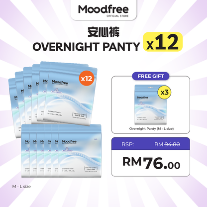 [JENIFFER] MOODFREE Engineered Overnight Panty Bundle