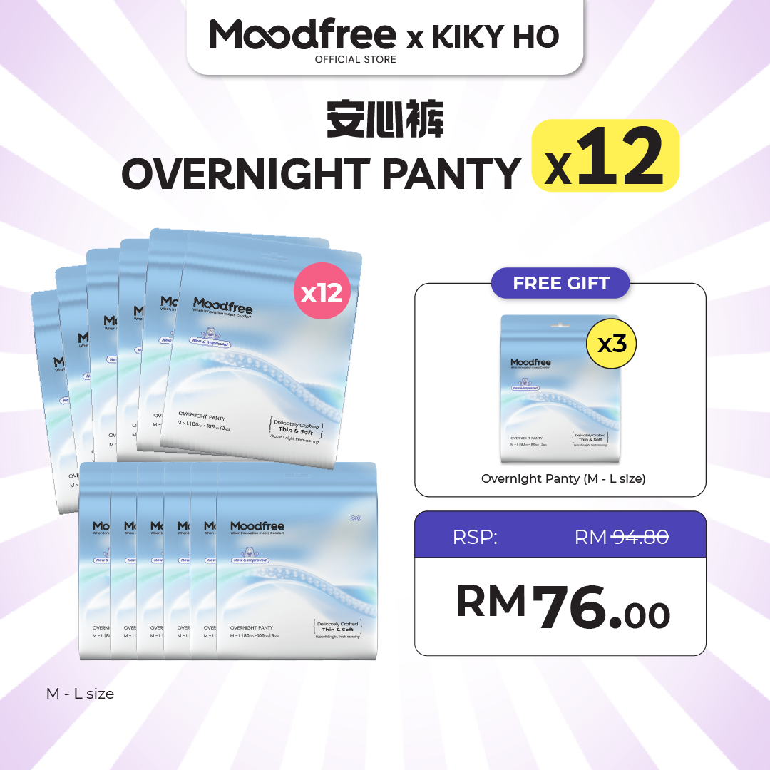[KIKY HO] MOODFREE Engineered Overnight Panty Bundle