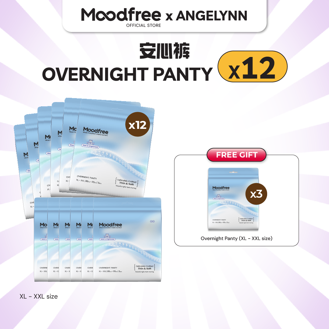 [ANGELYNN] MOODFREE Engineered Overnight Panty Bundle