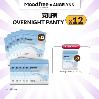[ANGELYNN] MOODFREE Engineered Overnight Panty Bundle