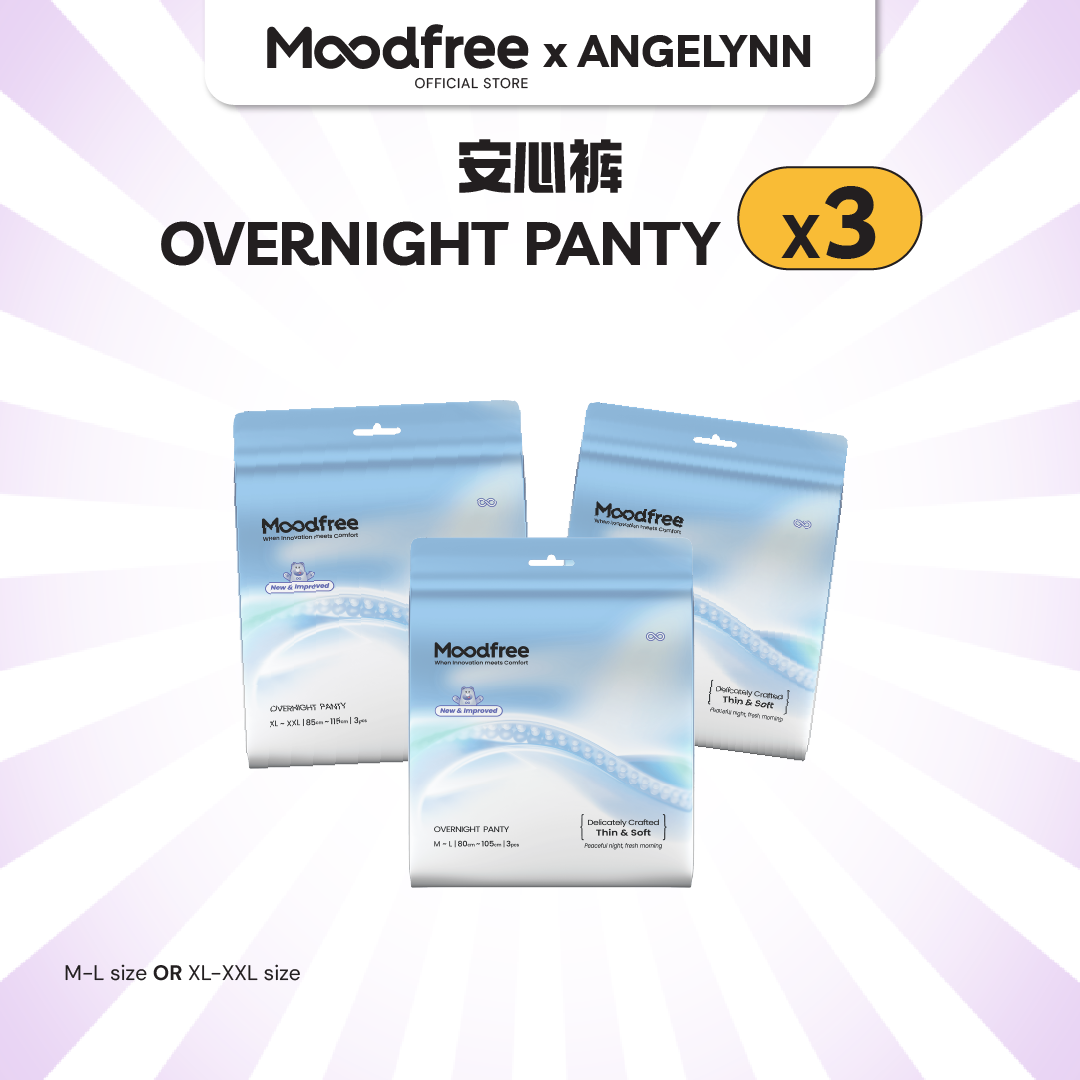 [ANGELYNN] MOODFREE Engineered Overnight Panty Bundle