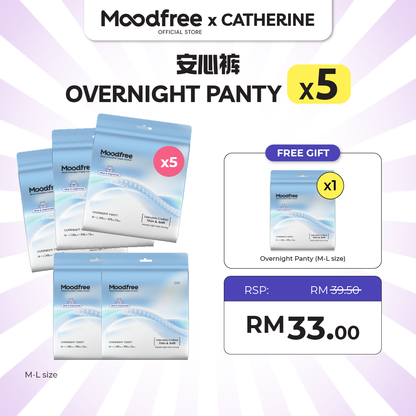 [CATHERINE] MOODFREE Engineered Overnight Panty Bundle