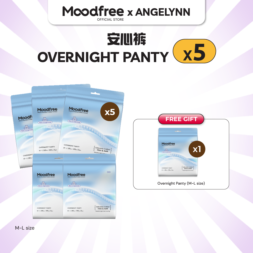 [ANGELYNN] MOODFREE Engineered Overnight Panty Bundle