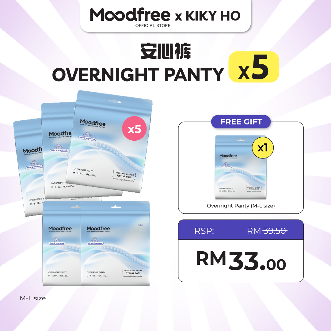 [KIKY HO] MOODFREE Engineered Overnight Panty Bundle