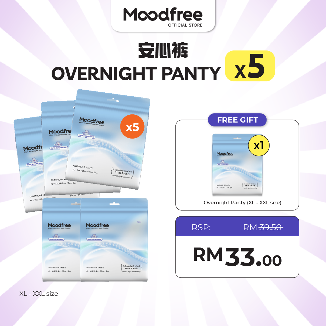 [JENIFFER] MOODFREE Engineered Overnight Panty Bundle