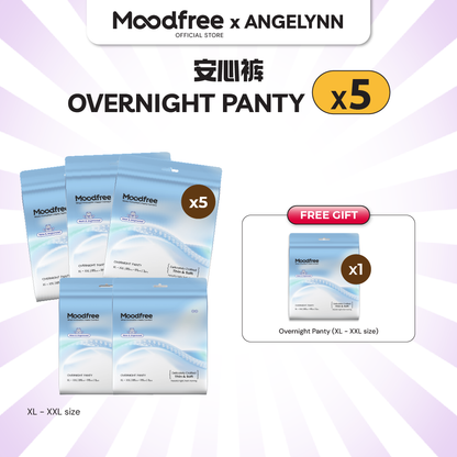 [ANGELYNN] MOODFREE Engineered Overnight Panty Bundle