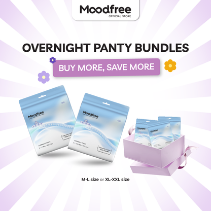 [JENIFFER] MOODFREE Engineered Overnight Panty Bundle