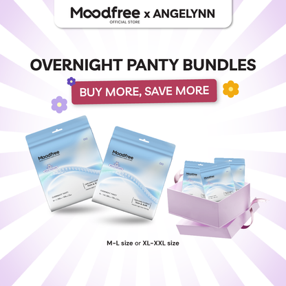 [ANGELYNN] MOODFREE Engineered Overnight Panty Bundle