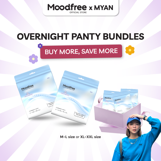 [YIFUKYIKA] MOODFREE Engineered Overnight Panty Bundle