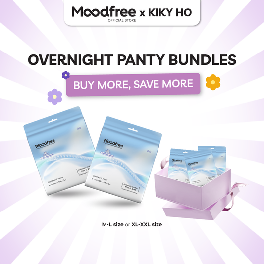 [KIKY HO] MOODFREE Engineered Overnight Panty Bundle