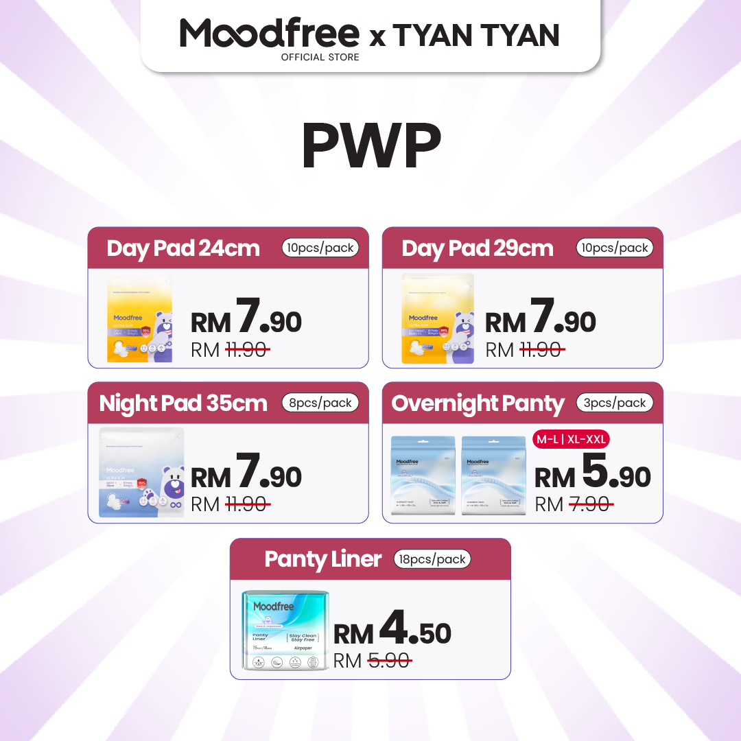 [TYAN TYAN] MOODFREE Engineered Pantyliner Bundle