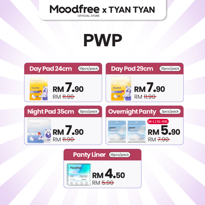 [TYAN TYAN] MOODFREE Engineered Pantyliner Bundle