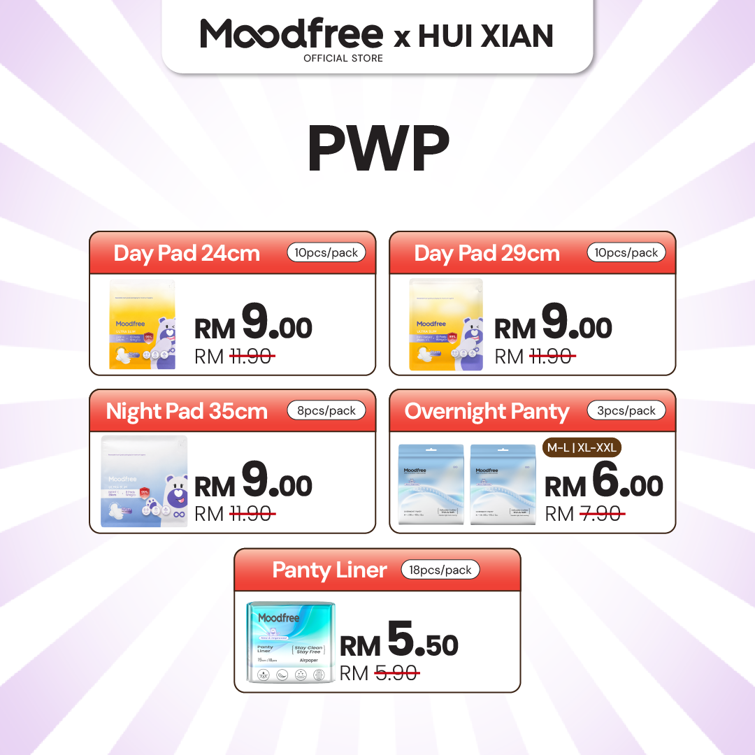 [HUI XIAN] Mix & Match Any 6 Sanitary Pads