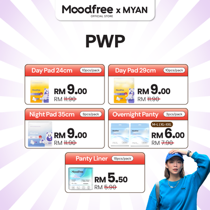 [YIFUKYIKA] MOODFREE Engineered Pantyliner Bundle