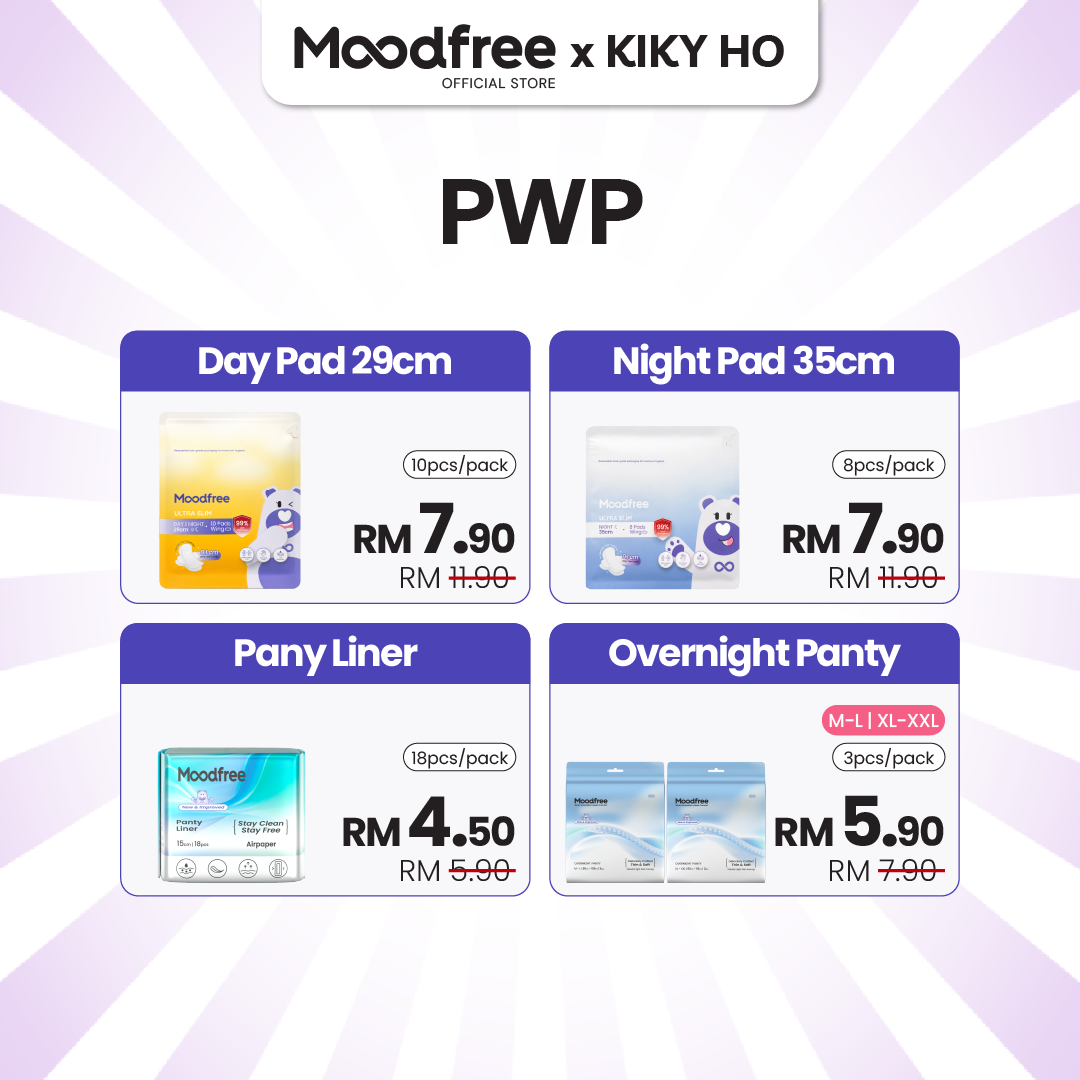 [KIKY HO] MOODFREE Engineered Pantyliner Bundle